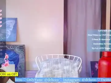 Chaturbate Best live sex cam show of dchcco