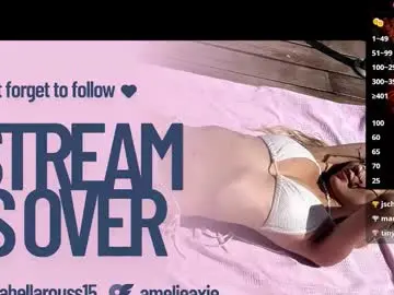 Chaturbate Private Sex Chat of amelieaxie