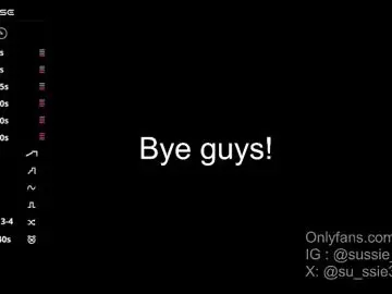 Chaturbate Best live sex cam show of su_ssie