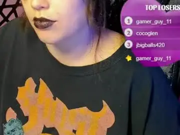 Chaturbate Private Sex Chat of gothgirlfriendx