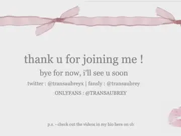 Chaturbate Free Live Porn of transaubrey