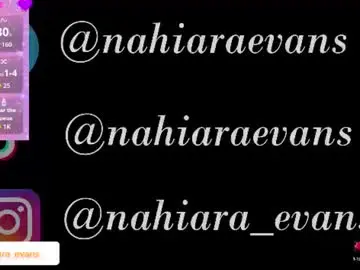Chaturbate Live Sex of nahiara_evans_