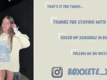 Chaturbate Watch Live Sex Cams of roxxitt