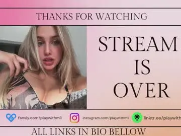 Chaturbate Best live sex cam show of playwithmil