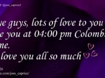 Chaturbate Best Webcam of joss_caprice