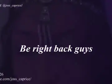 Chaturbate Free Live Porn of joss_caprice