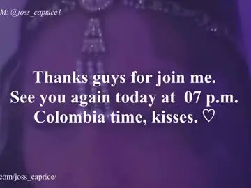 Chaturbate Live Sex Cam of joss_caprice