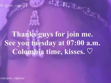 Chaturbate Best live sex cam show of joss_caprice