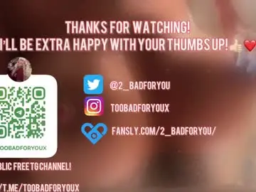 Chaturbate Best Webcam of 2badforyou