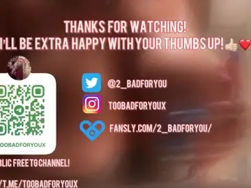 Chaturbate Live Porn of 2badforyou