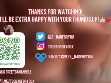 Chaturbate Adult Video Chat of 2badforyou
