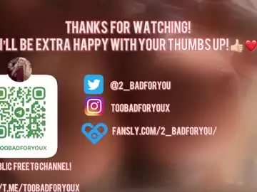 Chaturbate Nude Webcam of 2badforyou