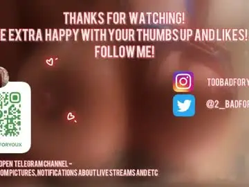 Chaturbate Adult Webcams of 2badforyou