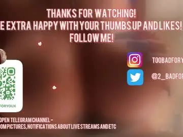 Chaturbate Adult Video Chat of 2badforyou