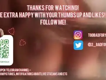 Chaturbate Sex Cam of 2badforyou
