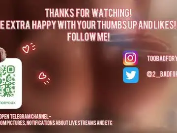 Chaturbate Live Porn of 2badforyou