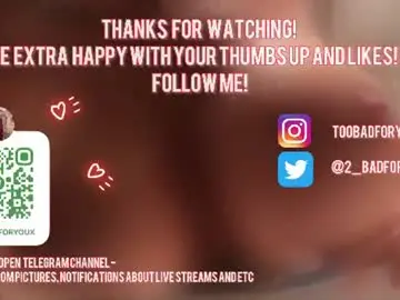 Chaturbate Live Porn of 2badforyou