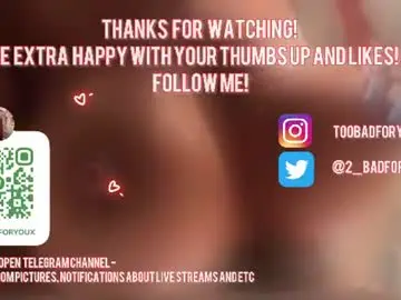 Chaturbate Watch Live Sex Cams of 2badforyou