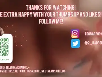 Chaturbate Sex Chat of 2badforyou