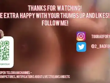 Chaturbate Live Sex of 2badforyou