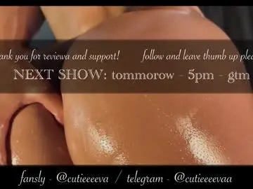 Chaturbate Best live sex cam show of cutieeeeva