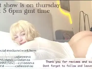 Chaturbate Sex Cam of cutieeeeva