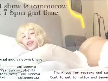 Chaturbate Watch Live Sex Cams of cutieeeeva