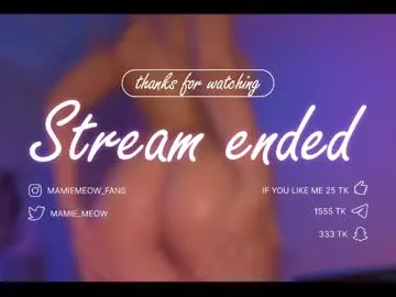 Chaturbate Best Webcam of mamiemeow