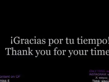 Chaturbate Adult Webcams of wayuu_goddess